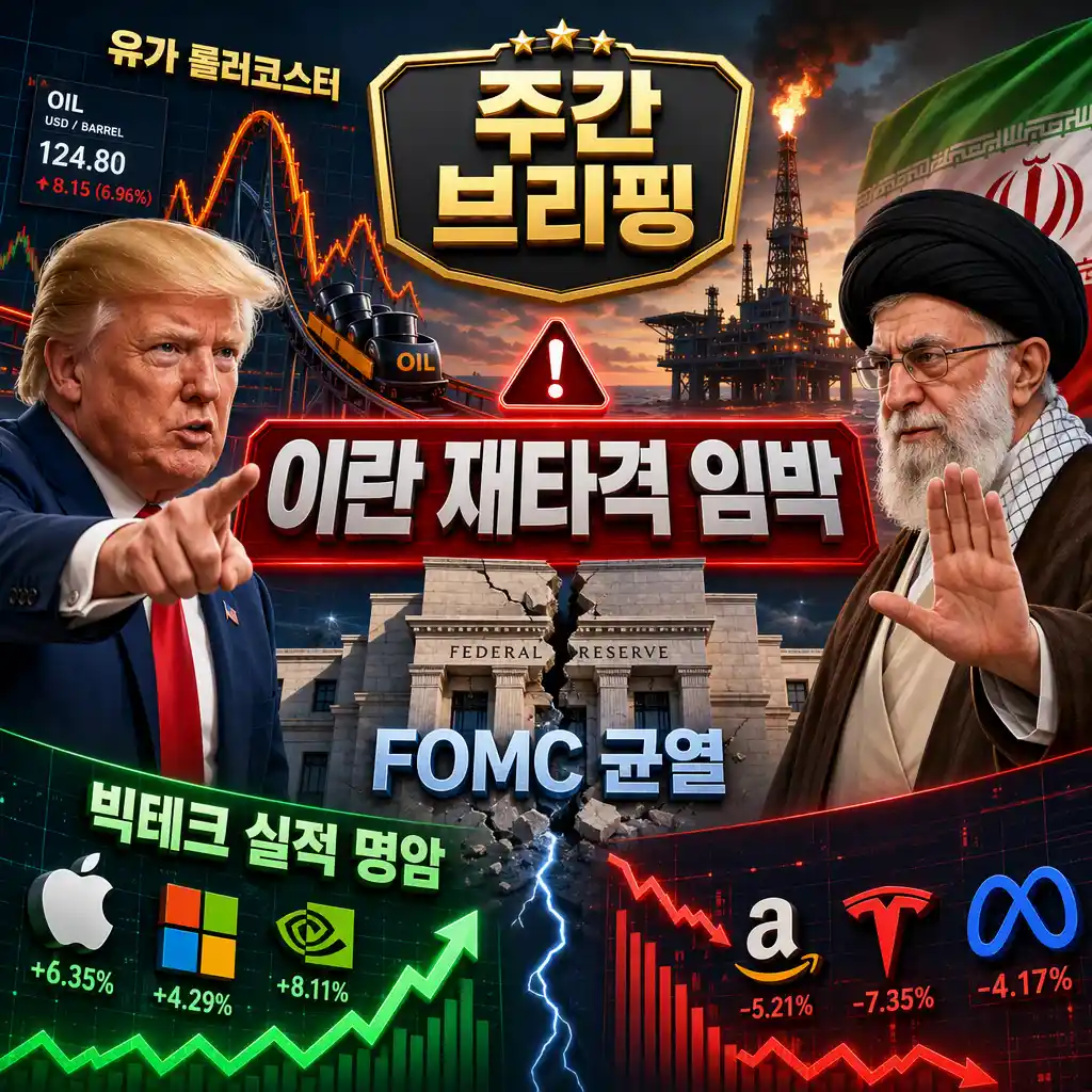8월 2일 위클리 브리핑 — 이번 주 결산: FOMC 매파적 동결(9-3 균열)·빅테크 실적 극과 극·유가 롤러코스터